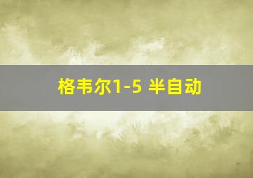 格韦尔1-5 半自动